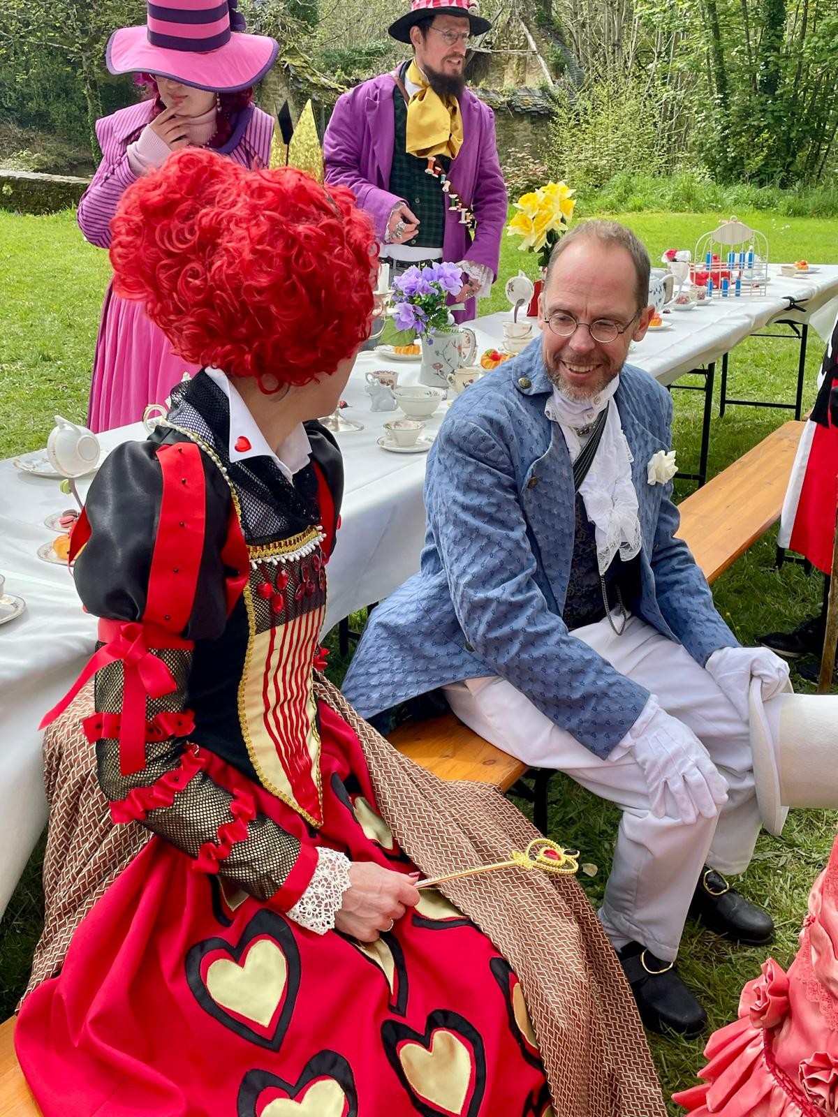 La Reine de cœur et le lapin blanc